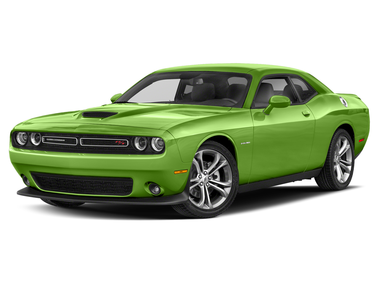 2023 Dodge Challenger R/T in Sublime Metallic Clearcoat — front three-quarter view