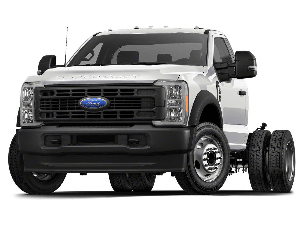 2026 Ford F-450SD XL DRW in Oxford White — front three-quarter view