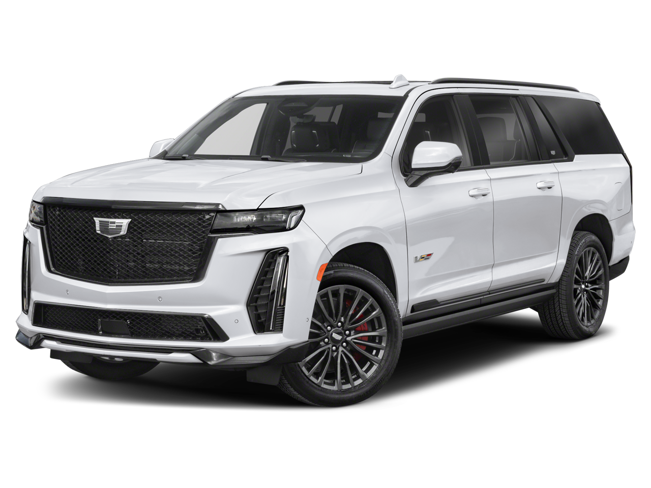 2023 Cadillac Escalade ESV Escalade ESV-V in Crystal White Tricoat — front three-quarter view