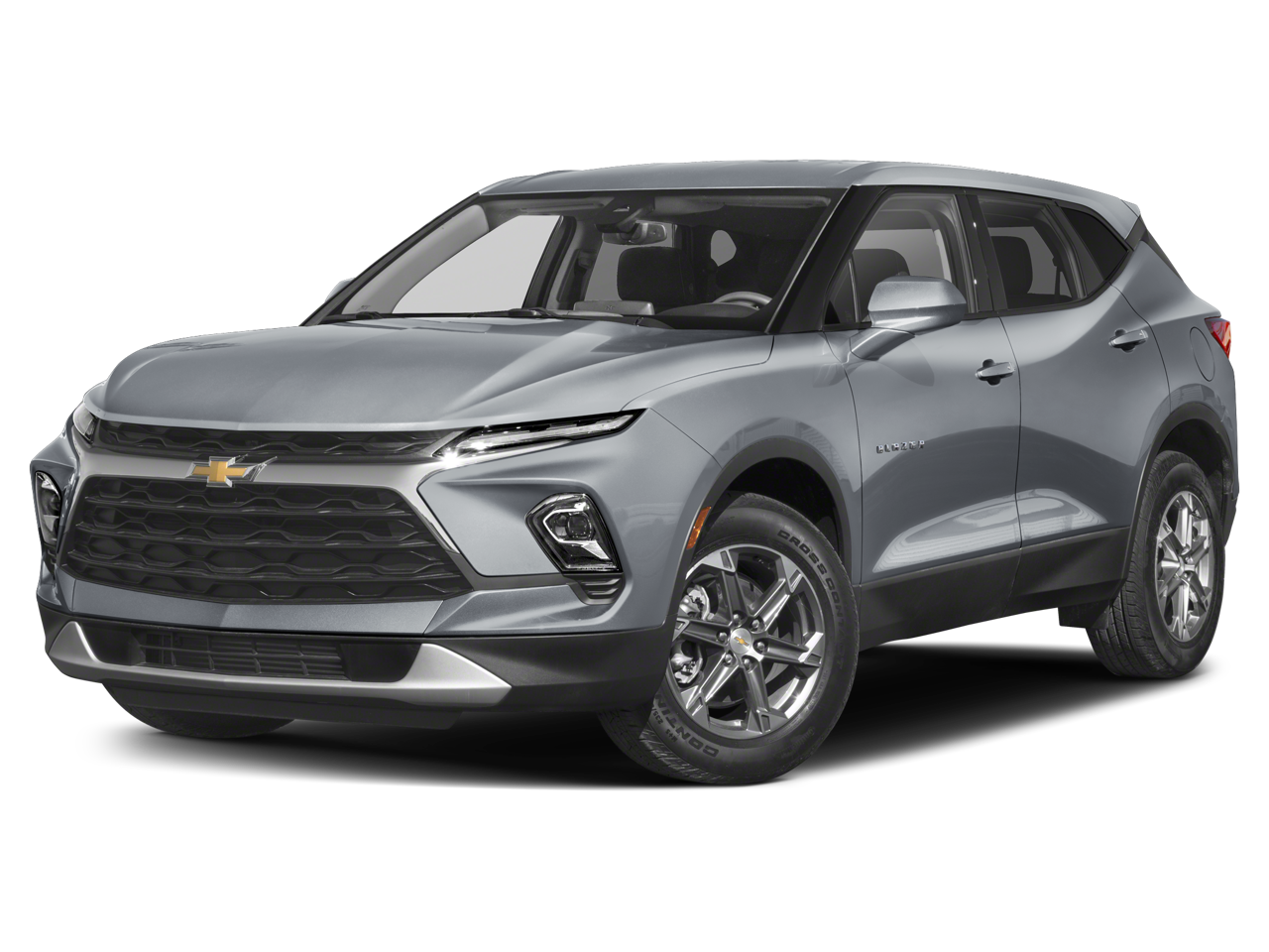 2024 Chevrolet Blazer LT in Sterling Metallic — front three-quarter view