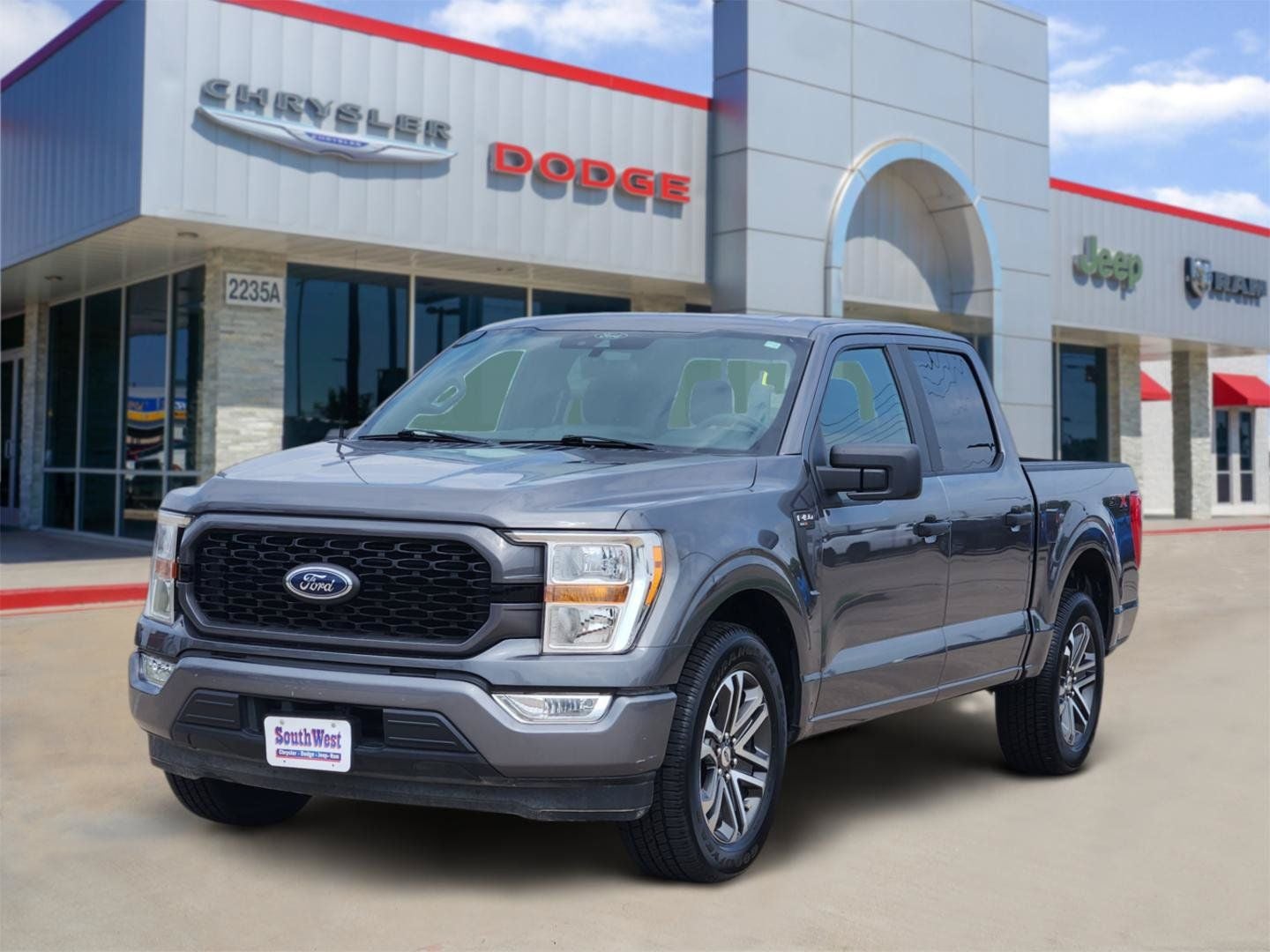 2021 Ford F-150 — side profile view