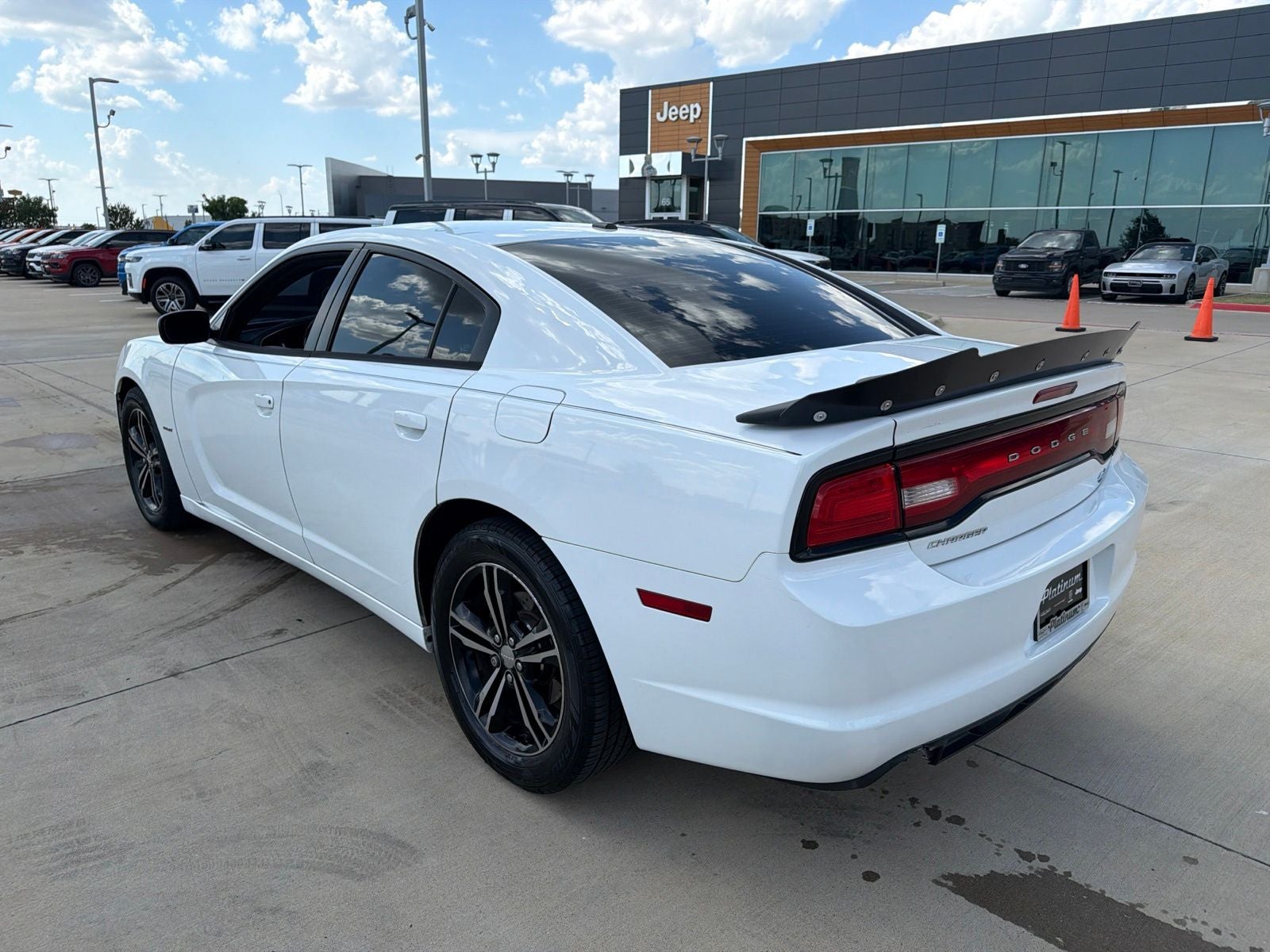 2014 Dodge Charger — rear three-quarter view