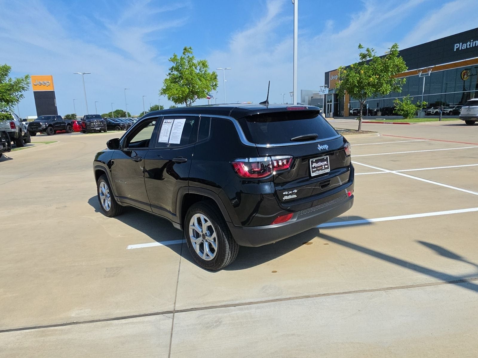 2025 Jeep Compass — rear three-quarter view