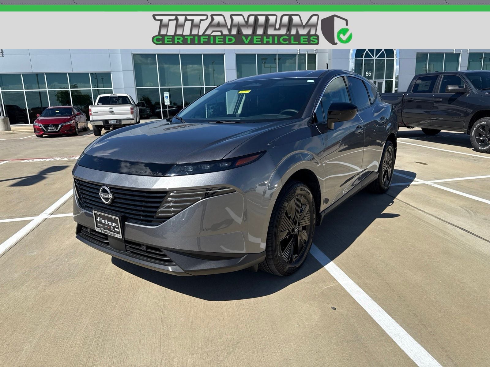 2025 Nissan Murano SV in Gun Metallic — front three-quarter view