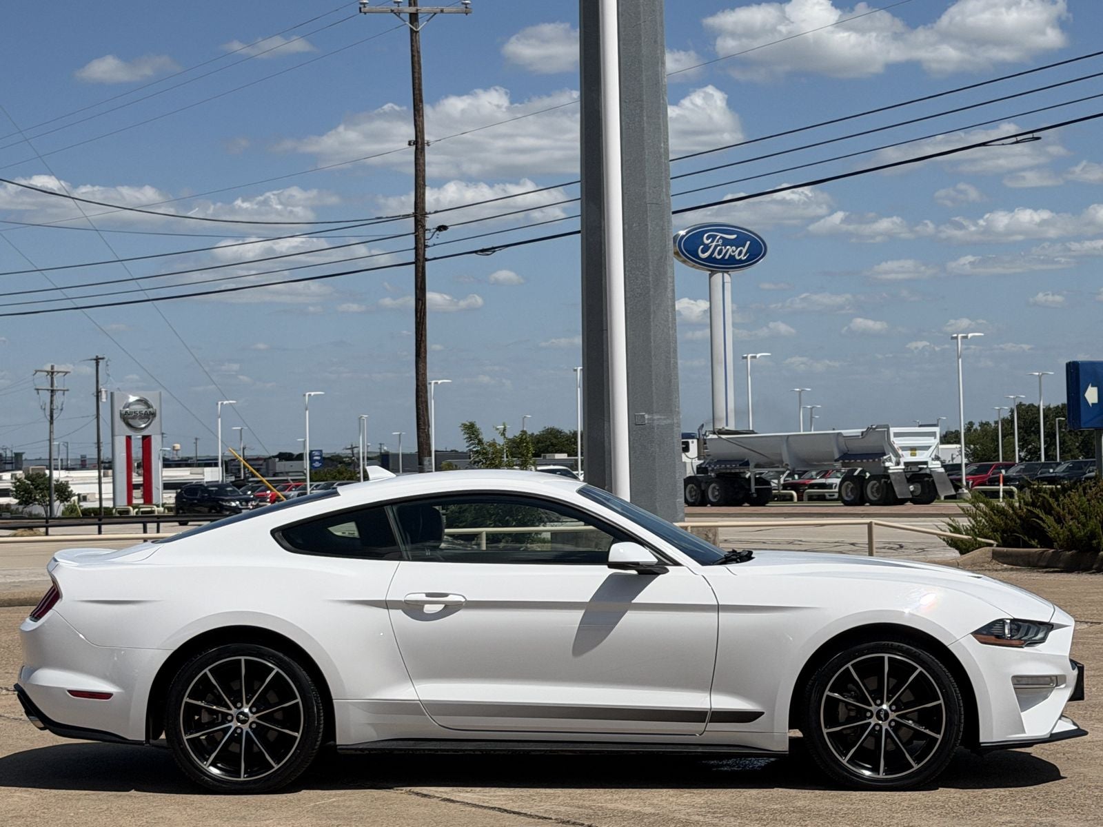 2020 Ford Mustang — rear three-quarter view