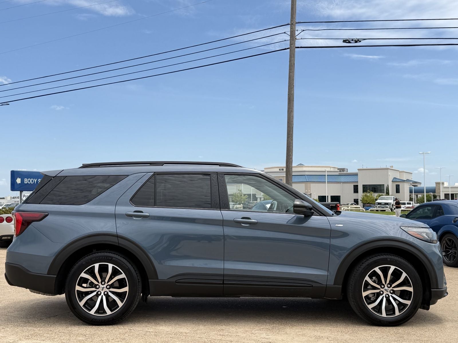 2025 Ford Explorer — rear three-quarter view