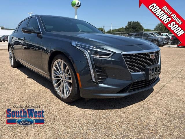 2019 Cadillac CT6 3.6L Premium Luxury in Shadow Metallic — front three-quarter view