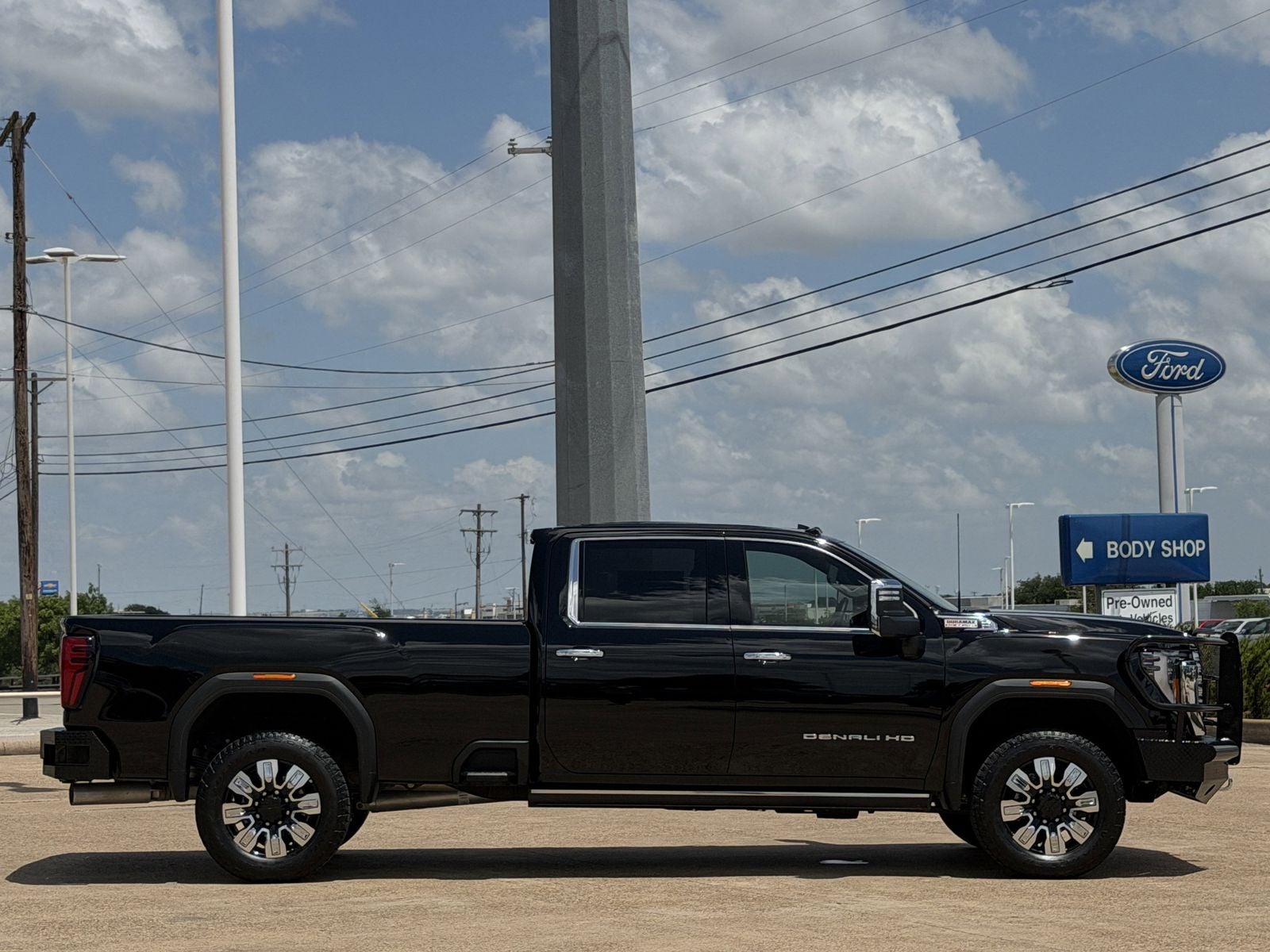 2025 GMC Sierra 3500HD — rear three-quarter view