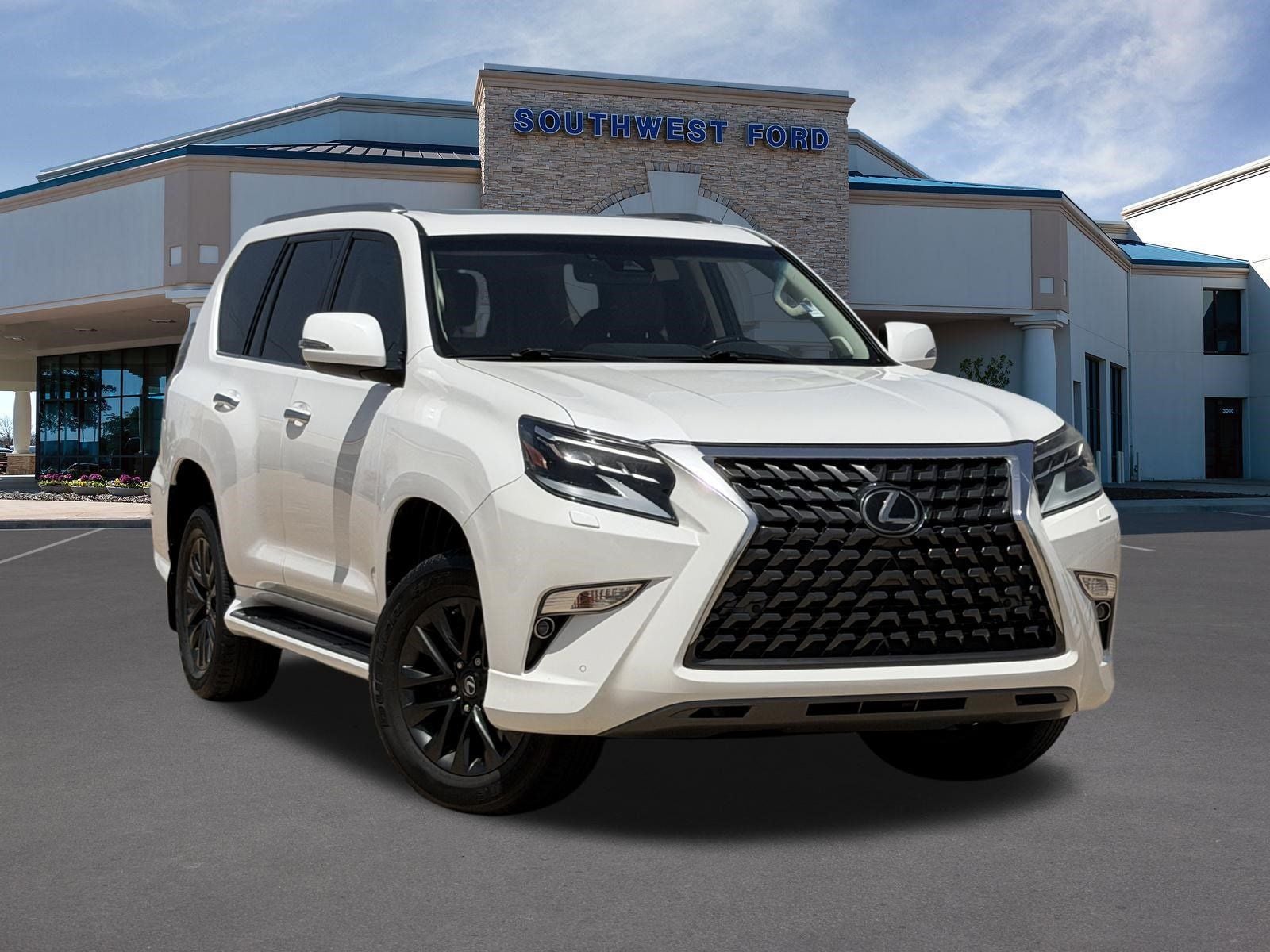 2020 Lexus GX 460 in Starfire Pearl — front three-quarter view