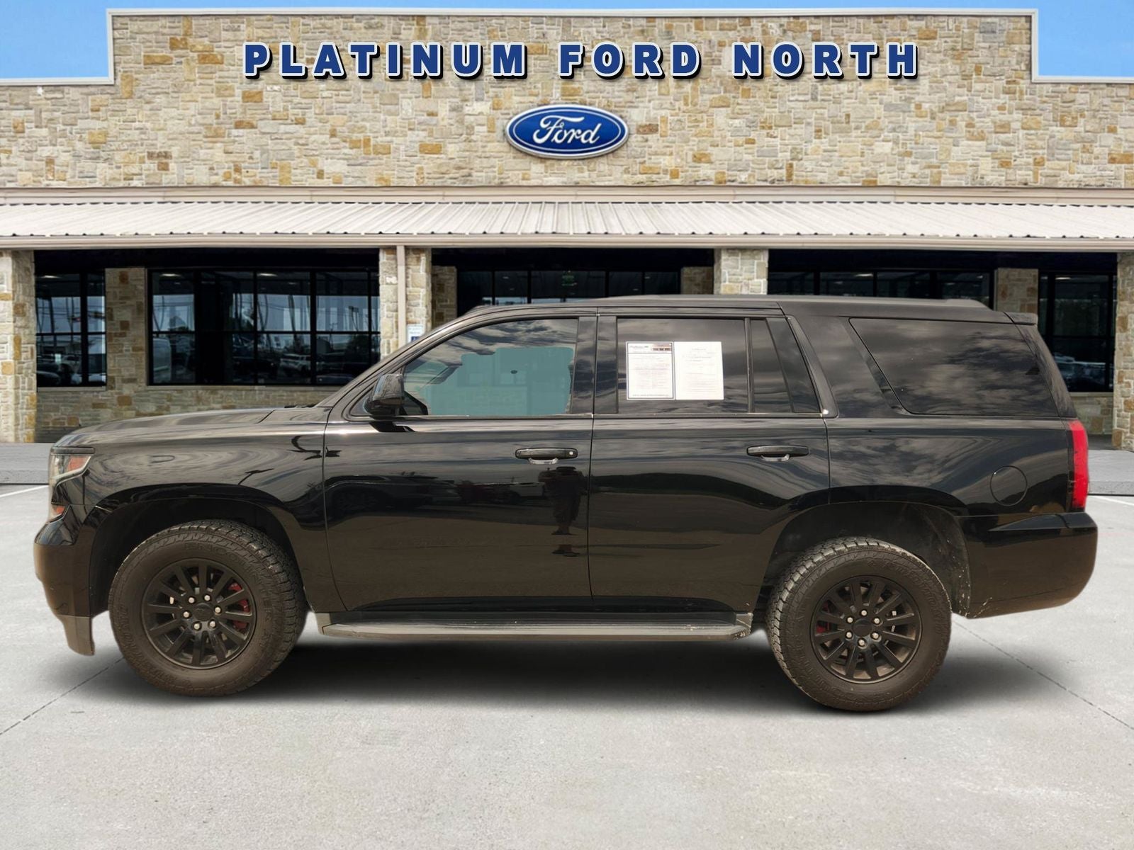 2017 Chevrolet Tahoe — rear three-quarter view