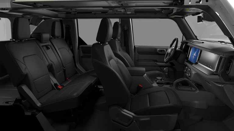 2026 Ford Bronco Outer Banks in Oxford White — front three-quarter view