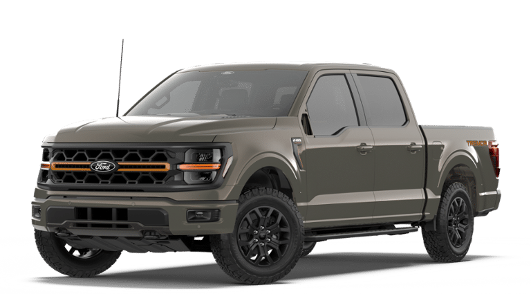 2026 Ford F-150 Tremor in Marsh Gray — front three-quarter view
