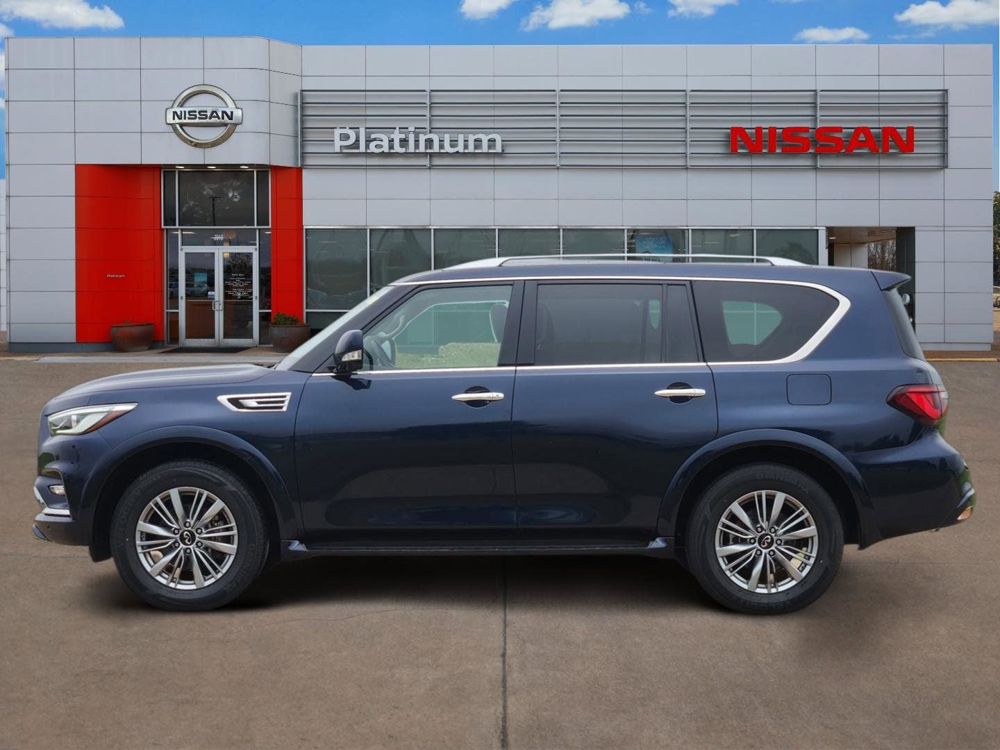2024 INFINITI QX80 — rear three-quarter view
