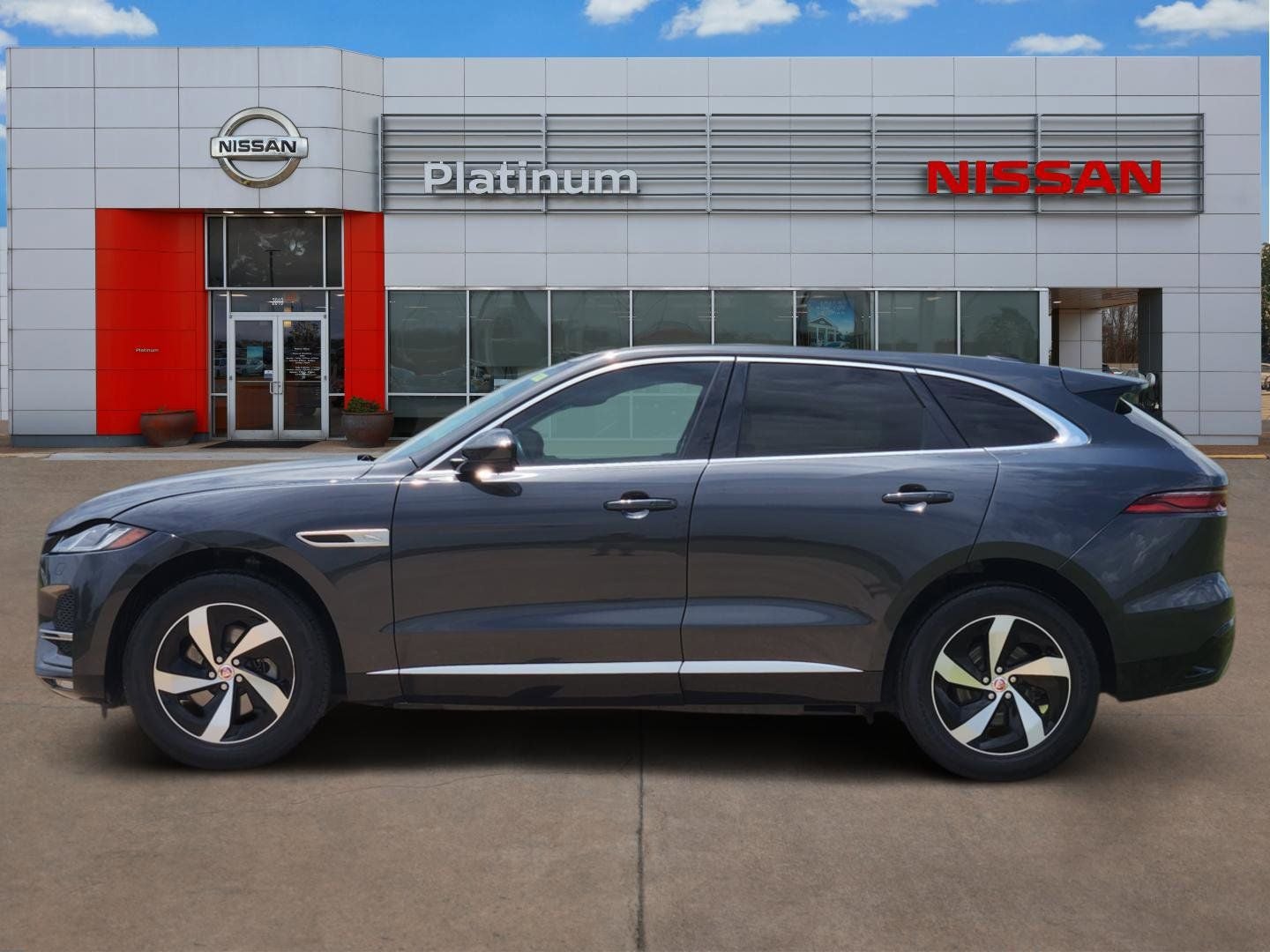 2023 Jaguar F-PACE — rear three-quarter view