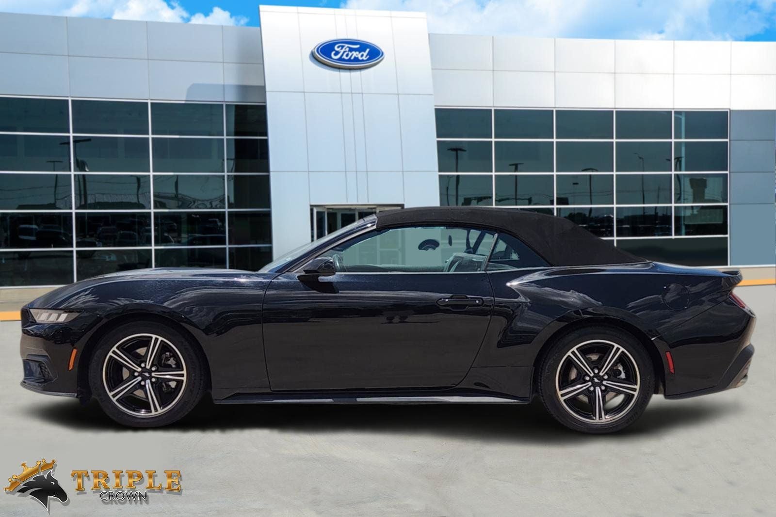 2024 Ford Mustang — rear three-quarter view