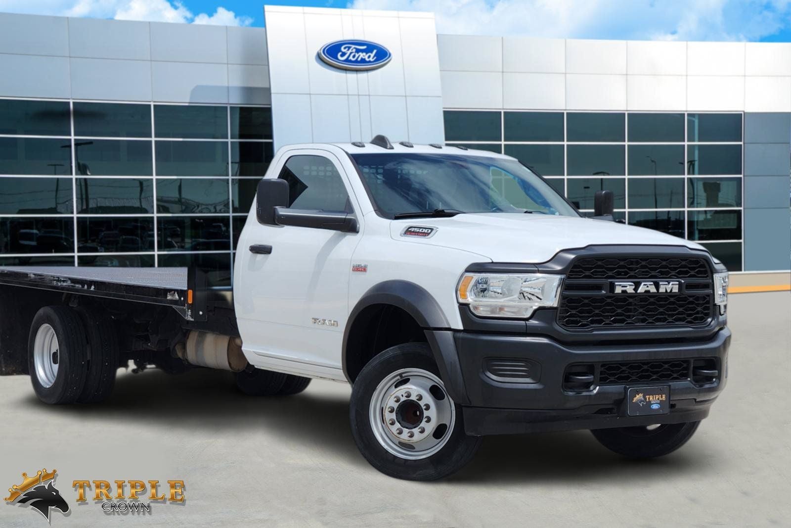 2021 RAM 4500HD Tradesman in Bright White Clearcoat — front three-quarter view