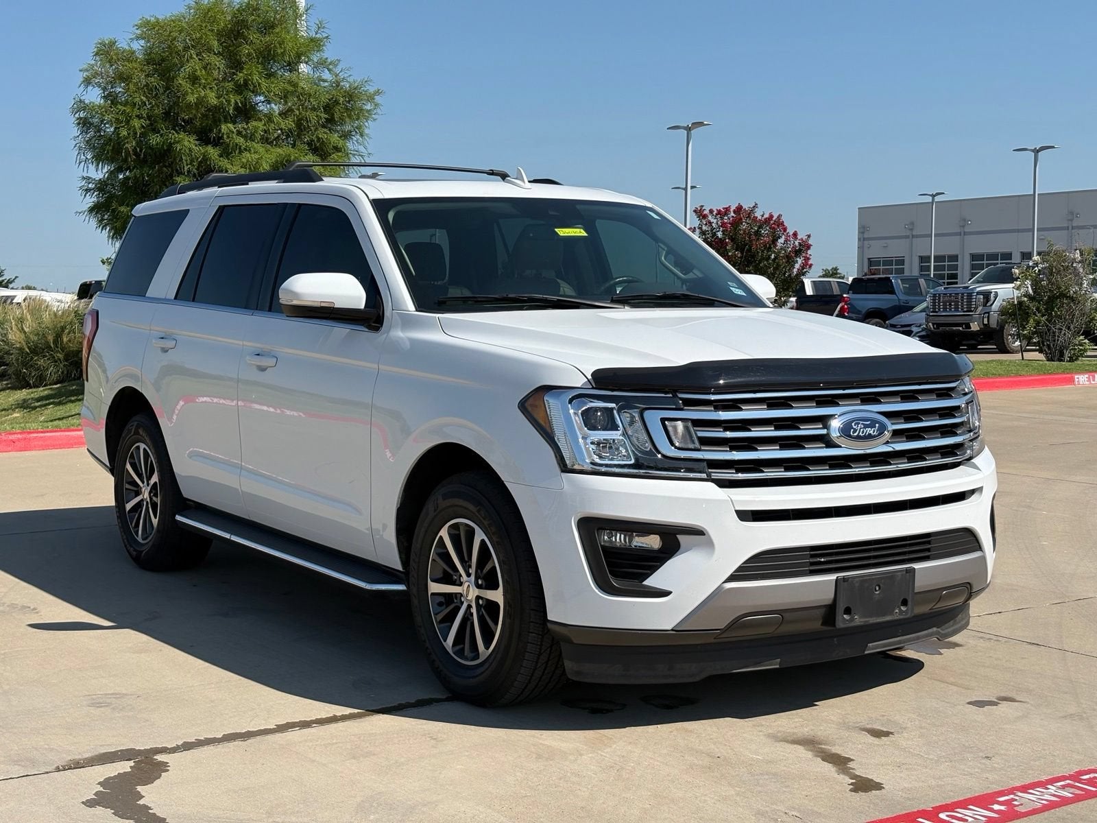 2021 Ford Expedition XLT in White — front three-quarter view