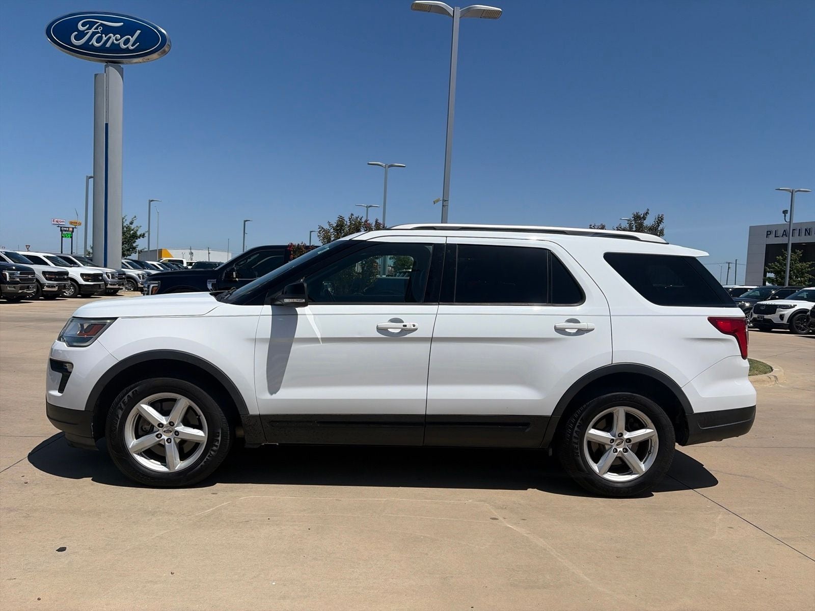 2018 Ford Explorer — interior view