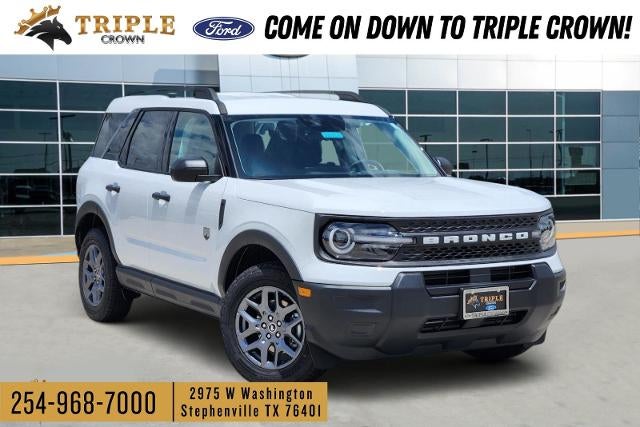 2026 Ford Bronco Sport Big Bend in Oxford White — front three-quarter view